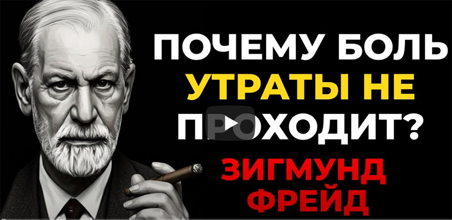 Почему боль от траура никогда не проходит? Зигмунд Фрейд